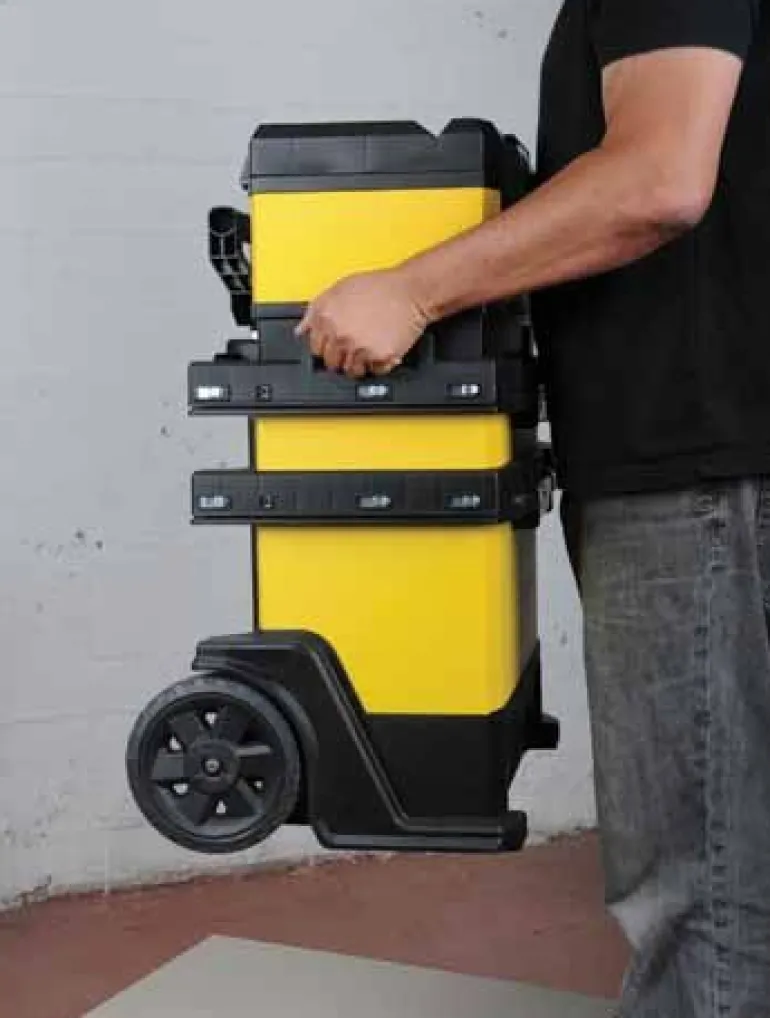 STANLEY SKRZYNIA-WARSZTAT NA KOŁACH ŻÓŁTY