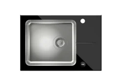 STEINER Hugh 116 komora stalowa z czarnym blatem szklanym ST3564SC1BS