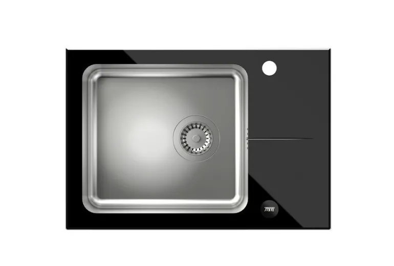 STEINER Hugh 116 komora stalowa z czarnym blatem szklanym ST3564SC1BS