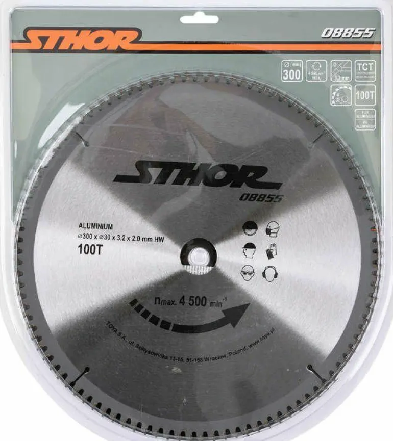 STHOR PIŁA TARCZOWA DO ALUMINIUM 300x30mm 100-ZĘBÓW