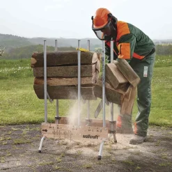 Stojak do cięcia drewna Wolfcraft - duży