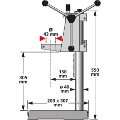 Stojak wiertarski Wolfcraft Exclusive