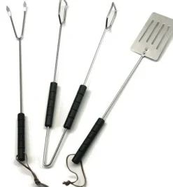 Sztućce do grilla 3-częściowe