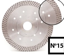 Tarcza diamentowa do płytek 230 x 25,4/22/10  ABRABORO N15 Turbo, profesjonalna