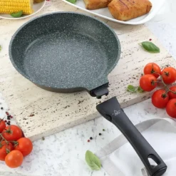 TIROSS PATELNIA GRANITOWA 26cm TS-1444 ODŁĄCZANA UCHWYT