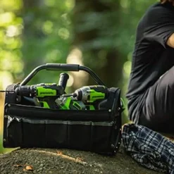 24V wiertarko-wkrętarka GD24DD60K2 Greenworks zestaw ładowarka + aku 2Ah + walizka