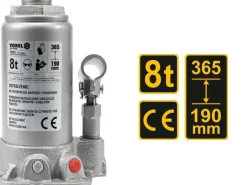 VOREL DŹWIGNIK TŁOKOWY HYDRAULICZNY 8T 190-365mm 80042