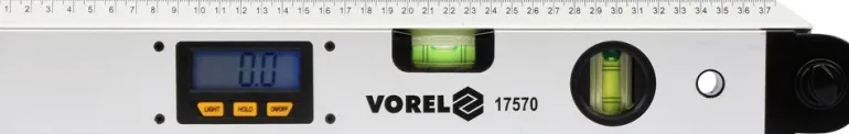 VOREL KĄTOMIERZ ELEKTRONICZNY Z POZIOMNICĄ 17570
