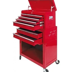 VOREL SZAFKA WARSZTATOWA DWUCZĘŚCIOWA NA KÓŁKACH 81830