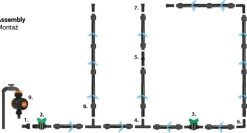 WĄŻ KROPLUJĄCY WATER DRIP ZESTAW 100 METRÓW