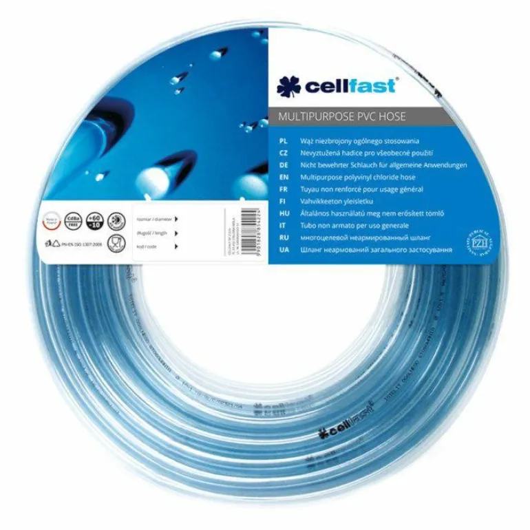 WĄŻ OGÓLNEGO STOSOWANIA NIEZBROJONY 6.0 x 1.5 x 50m / CELFAST