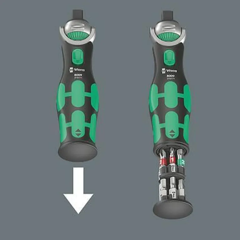 WERA ZESTAW KOŃCÓWEK Z GRZECHOTKĄ 3/8" 13cz. 8009 ZYKLOP POCKET IMPERIAL SET1