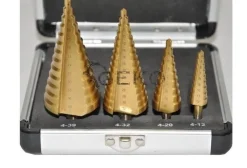 WIERTŁO STOPNIOWE KOMPLET 4szt. 4-39mm