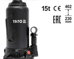 YATO DŹWIGNIK TŁOKOWY HYDRAULICZNY SŁUPKOWY 15T 230-462mm