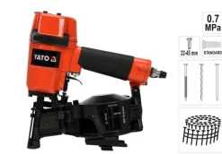 YATO GWOŹDZIARKA PNEUMATYCZNA BĘBNOWA 22-45mm