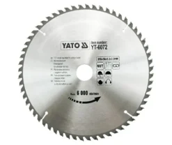 YATO PIŁA TARCZOWA WIDIOWA 250x30mm 60-ZĘBÓW 6072