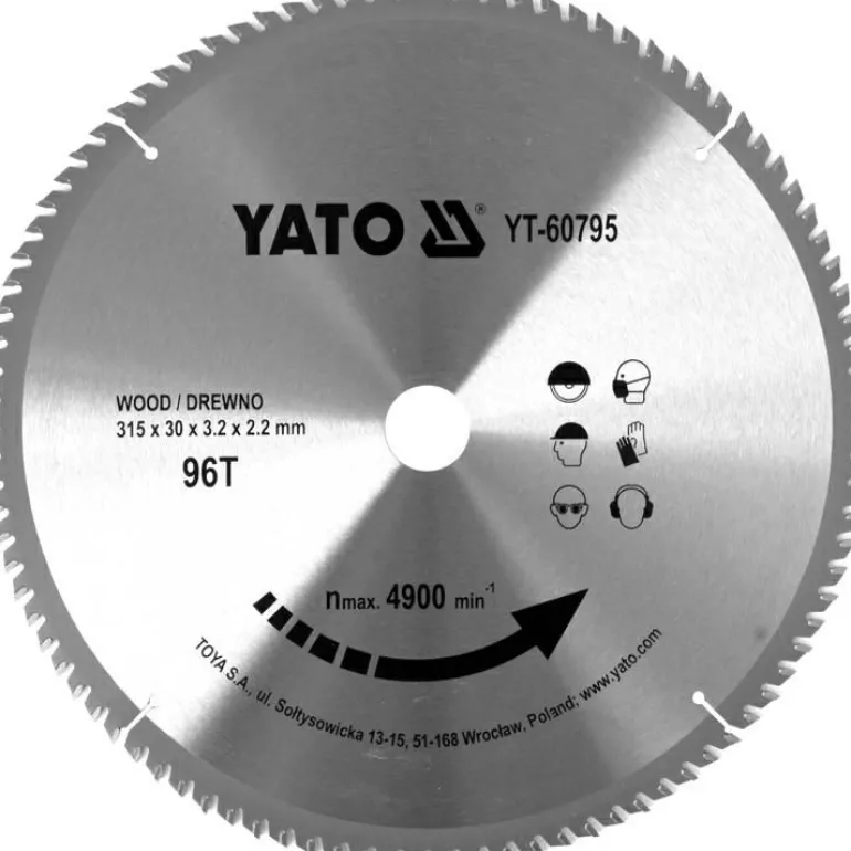 YATO PIŁA TARCZ.WID. 315*96*30 60795