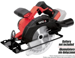 YATO PILARKA TARCZOWA 165mm 18V BEZ AKUMULATORÓW I ŁADOWARKI