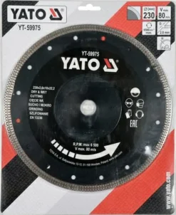 YATO TARCZA DIAMENTOWA 230mm DO CERAMIKI