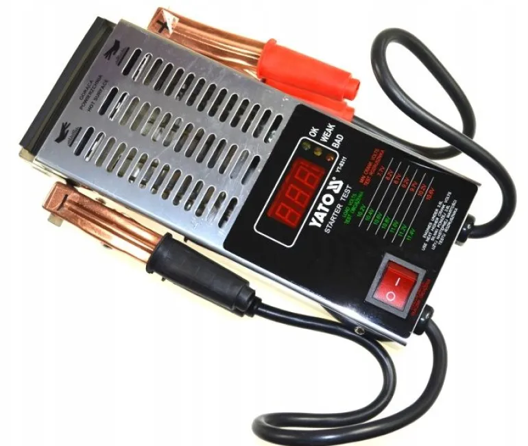 YATO TESTER AKUMULATORÓW CYFROWY 12V