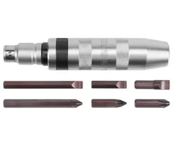 YATO WKRĘTAK UDAROWY CHROMOWANY + BITY 6szt. 2801