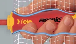 Zestaw 3 wkrętaków FELO - ERGONIC VDE  4,0/PH1/PH2 + obcinaczki boczne VDE 160 / kombinerki VDE 180 + magnetyzer