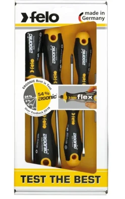 Zestaw 5 wkrętaków FELO Ergonic [5 cz.]