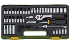 Zestaw mechaniki precyzyjnej z grzechotka 1/4 cala PROXXON [50 części]