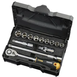 Zestaw 1/2" - 12 narzędzi + grzechotka ERGONIC