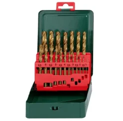 ZESTAW WIERTEŁ DO METALU HSS-TIN 19elem. 1 - 10mm