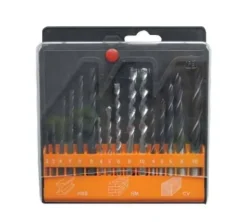 Zestaw wierteł drewno,metal,cegła 16szt MAT-61016