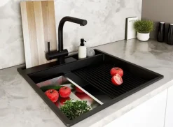 ZLEWOZMYWAK GLOBALO SILVANO 60.1 BLACK/BL MAT